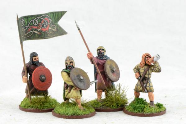 Gripping Beast 28mm Viking Age: Scottish- Ceithern Command #1 (4) 