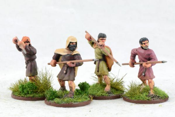 Gripping Beast 28mm Viking Age: Scottish- Ceithern Infantry (Thrusting) (4) 
