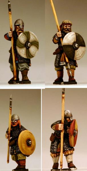 Gripping Beast 28mm Viking Age: Viking Hird- Hirdmen #3 (4) 