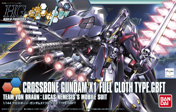 Gundam High Grade Build Fighters (1/144): #035 Crossbone Gundam X1 Full Cloth Ver. GBFT 