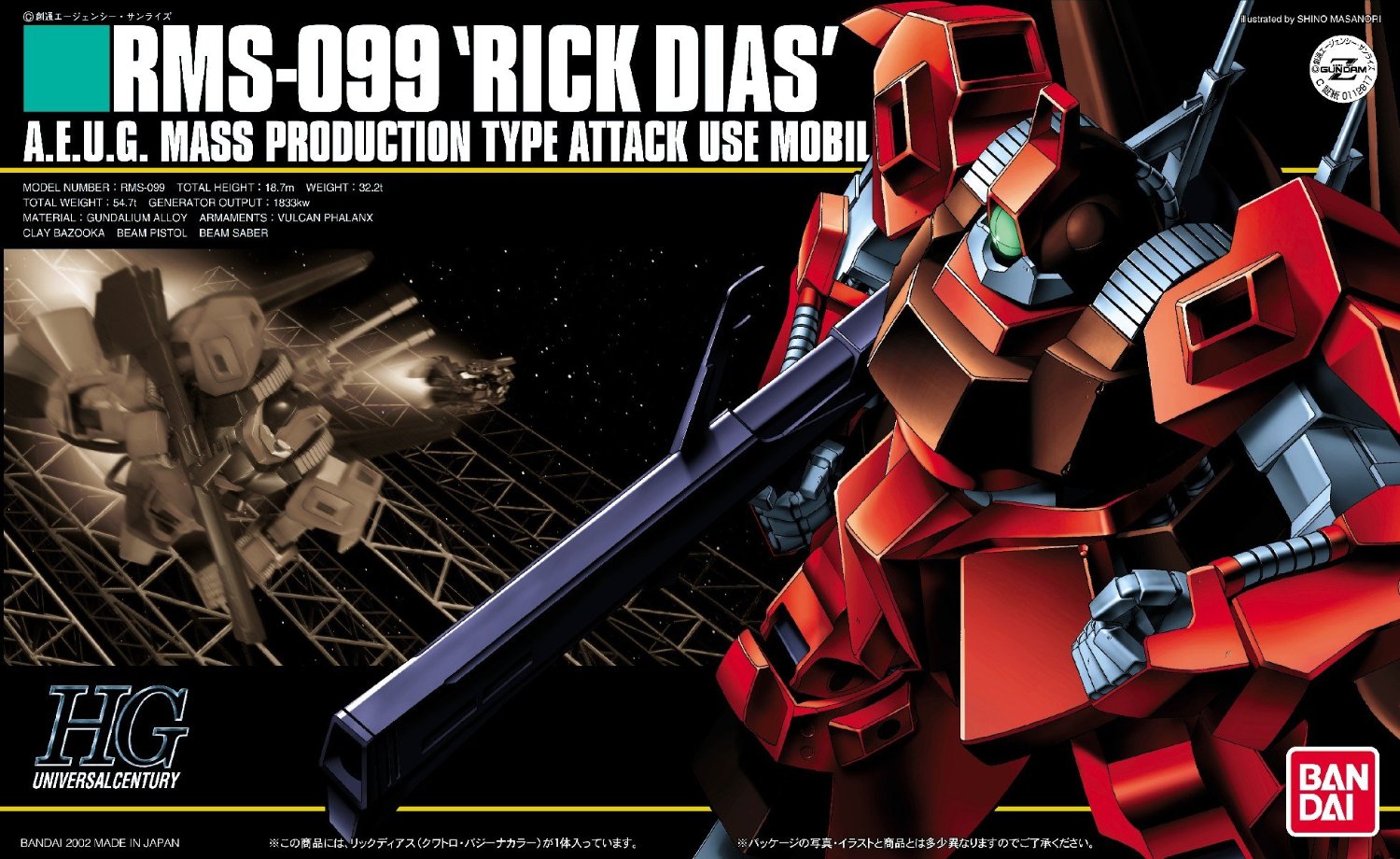 Gundam High Grade Universal Century #033: RMS-099 Rick Dias 