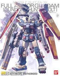 Gundam Master Grade (MG) 1/100: Full Armor Gundam Ver.Ka (Thunderbolt Ver.) 