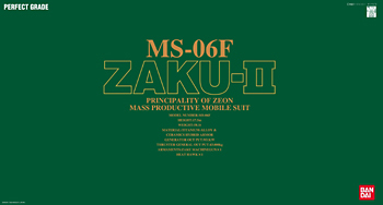 Gundam Perfect Grade: MS-06-F Zaku 2 