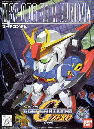 Gundam SD GGeneration-0 GZero BB198: MSZ-006 Zeta Gundam 