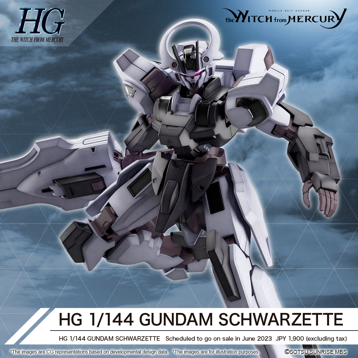 Gundam: The Witch from Mercury 1/144 (HG): SCHWARZETTE 