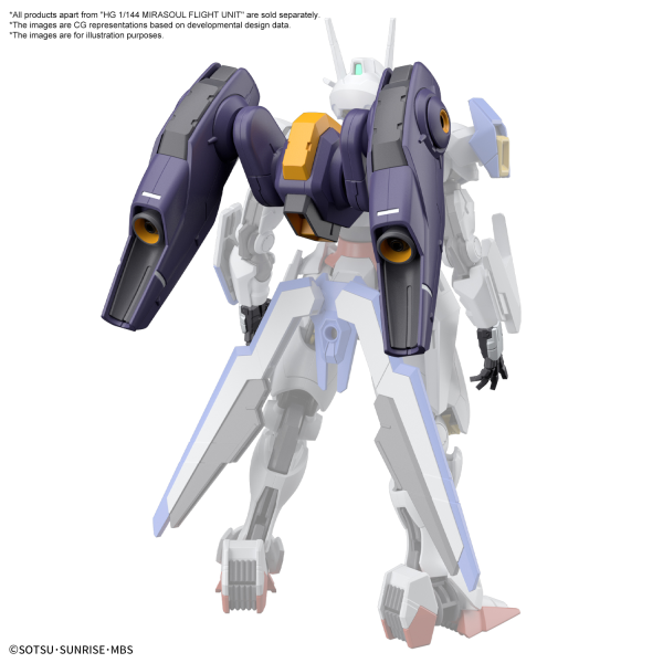 Gundam: The Witch From Mercury 1/144: Mirasoul Flight Unit 