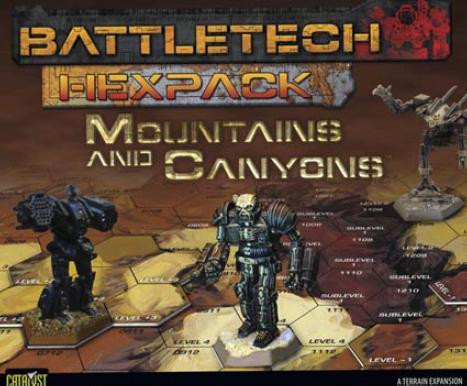 BattleTech: HexPack - Mountains and Canyons 