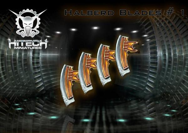 HiTech Miniatures: Halberd blades #1 