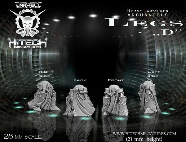 HiTech Miniatures: Heavy Armored Archangels Legs D 