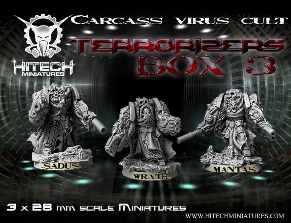 Warhell: Carcass Virus Cult- Terrorizers Box #3 