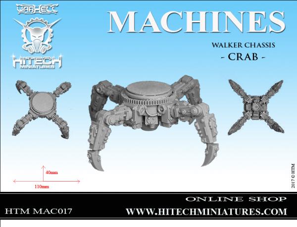 HiTech Miniatures: Walker Chassis CRAB 