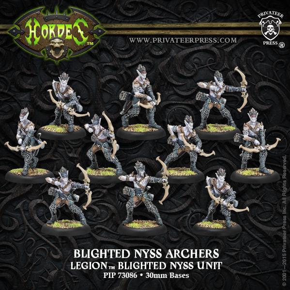 Hordes: Legion Of Everblight (73086): Blighted Nyss Archers Legion Blighted Nyss Unit 
