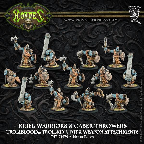 Hordes: Trollbloods (71079): Kriel Warriors & Caber Throwers 