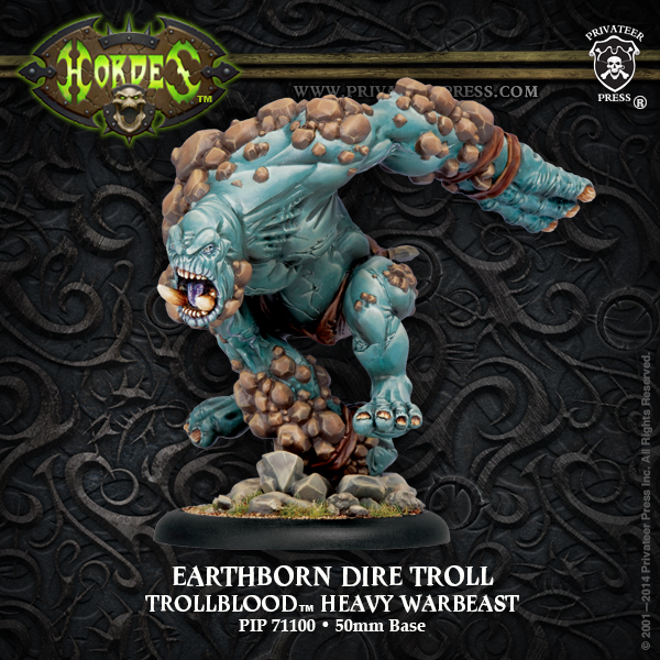Hordes: Trollbloods (71100): Earthborn Dire Troll 