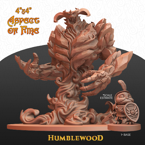 Humblewood RPG: Minis: Aspect of Fire (4"x4") 