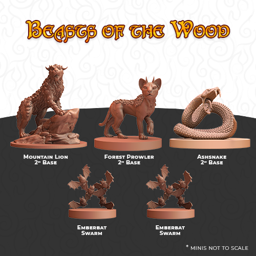 Humblewood RPG: Minis: Beasts of the Wood 