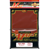 KMC Card Barrier Mat Series: RED (80) 