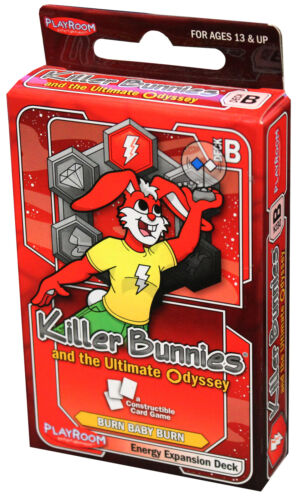 Killer Bunnies And The Ultimate Odyssey: Burn Baby Burn: Expansion: Energy Deck B (SALE) 