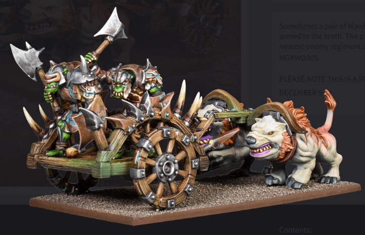 Kings of War: Orcs: Chariots Fight Wagon 