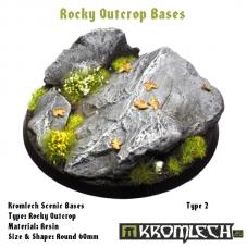 Kromlech Bases: Rocky Outcrop- Round 60mm #2 