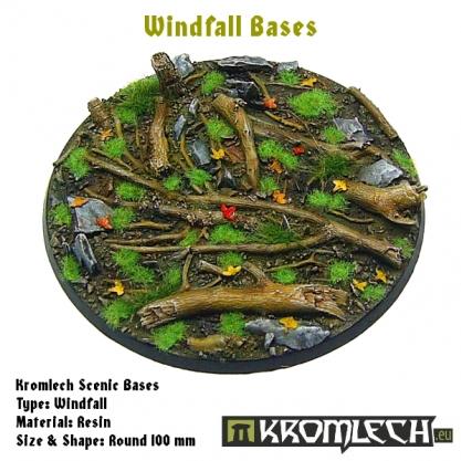 Kromlech Bases: Windfall- 100mm Round 