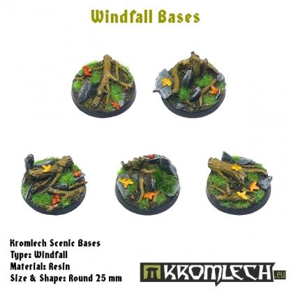 Kromlech Bases: Windfall- Round 25mm 