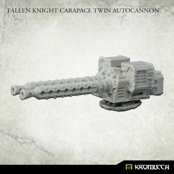 Kromlech Conversion Bitz: Fallen Knight Carapace Twin Autocannon 
