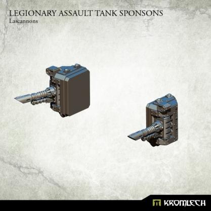 Kromlech Conversion Bitz: Legionary Assault Tank Sponsons - Lascannons 