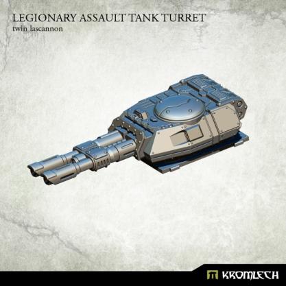 Kromlech Conversion Bitz: Legionary Assault Tank Turret - Twin Lascannon 