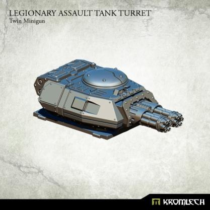 Kromlech Conversion Bitz: Legionary Assault Tank Turret - Twin Minigun 