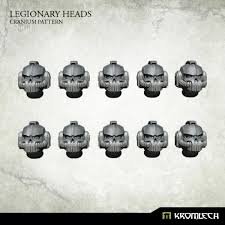 Kromlech Conversion Bitz: Legionary Heads Cranium Pattern 