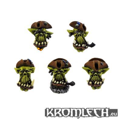 Kromlech Conversion Bitz: Orc Pirate Heads (10) 