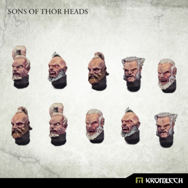Kromlech Conversion Bitz: Sons Of Thor Heads 