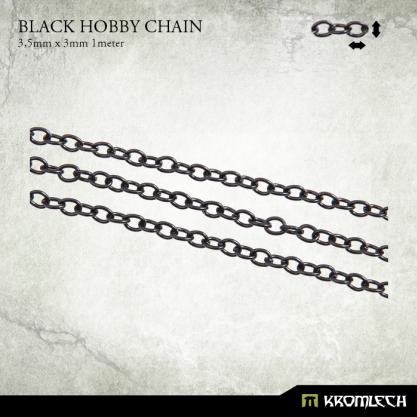Kromlech Hobby Chain: Black 3,5mm x 3mm (1 meter) 