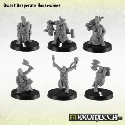 Kromlech Miniatures: Dwarf Desperate Housewives 