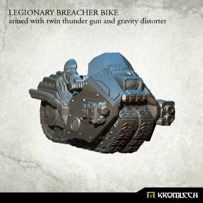 Kromlech Miniatures: Legionary Breacher Bike (armed with twin thunder gun and gravity distorter) 