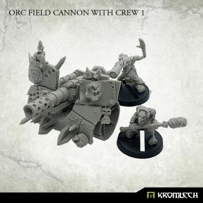 Kromlech Miniatures: Orc Field Cannon with Crew 1 