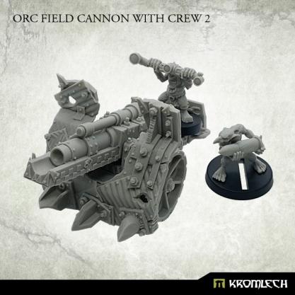 Kromlech Miniatures: Orc Field Cannon with Crew 2 
