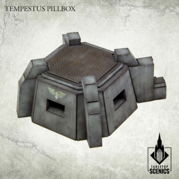 Kromlech Tabletop Scenics: Imperial Planetary Outpost: Tempestus Pillbox 