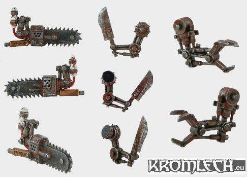 Kromlech Conversion Bitz: Post-Apocalyptic Mechanical CCW Arms (5) 