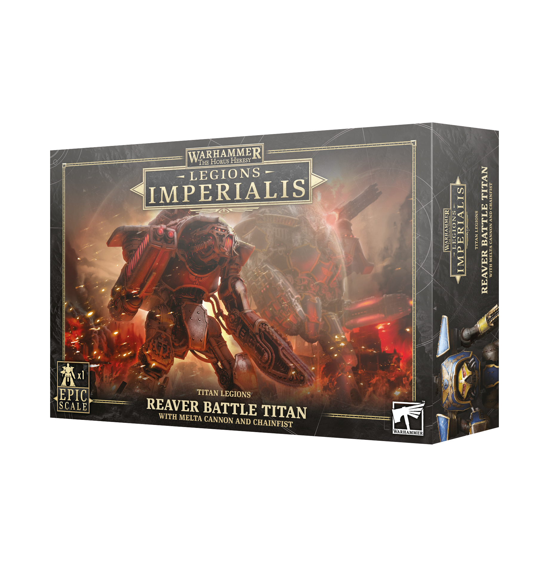Warhammer: The Horus Heresy: Legions Imperialis: Reaver Titan with Melta Cannon and Chainfist 