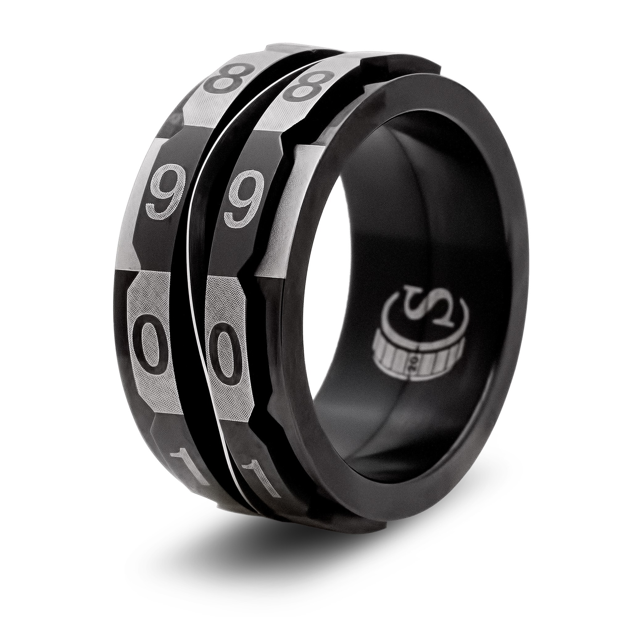 Life Counter Ring: Black: Size 11 