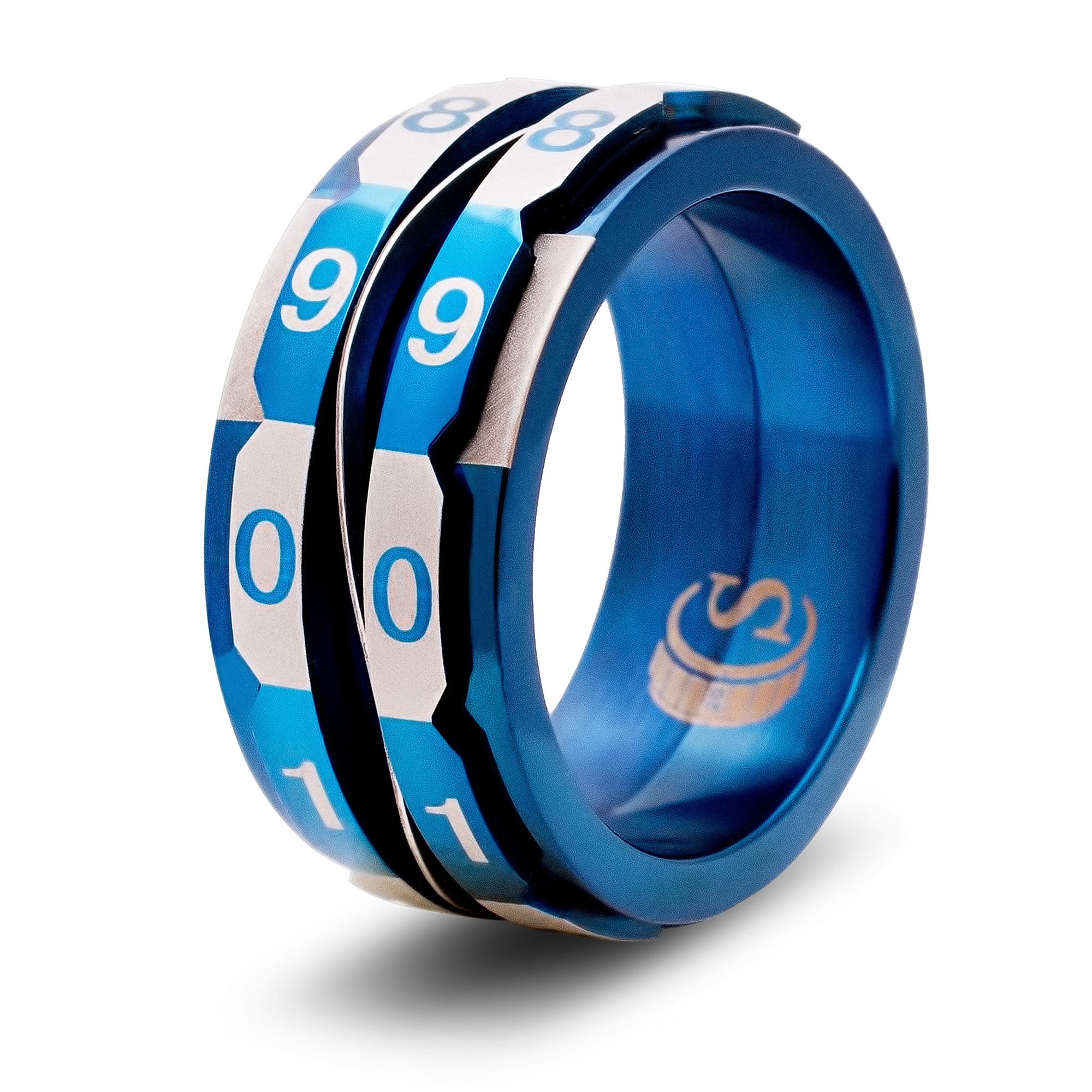 Life Counter Ring: Blue: Size 14 