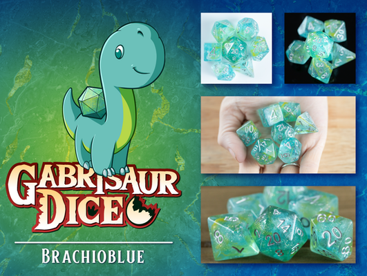 Little Dragon: Gabrisaur Dice: Brachioblue 