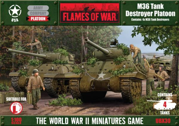 Flames of War: USA: M36 Tank Destroyer Platoon 