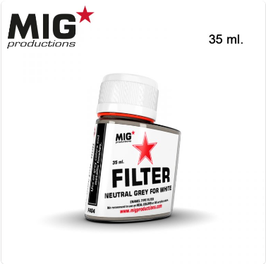 MIG Productions: (Filters) NEUTRAL GREY FOR WHITE (35ml) 