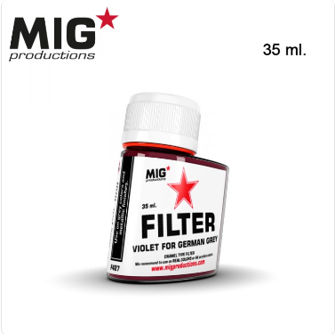 MIG Productions: (Filters) VIOLET FOR GERMAN GREY (35ml)  