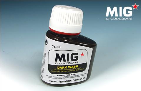 MIG Productions: (Washes & Effects) DARK WASH (75ml)  