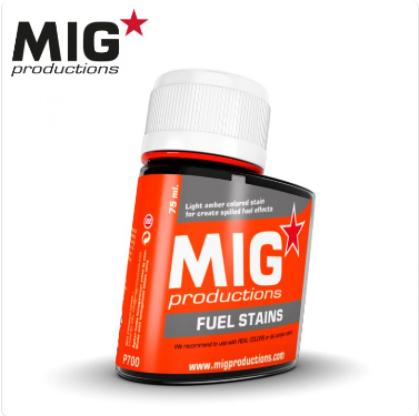 MIG Productions: (Washes & Effects) FUEL STAINS (75ml)  