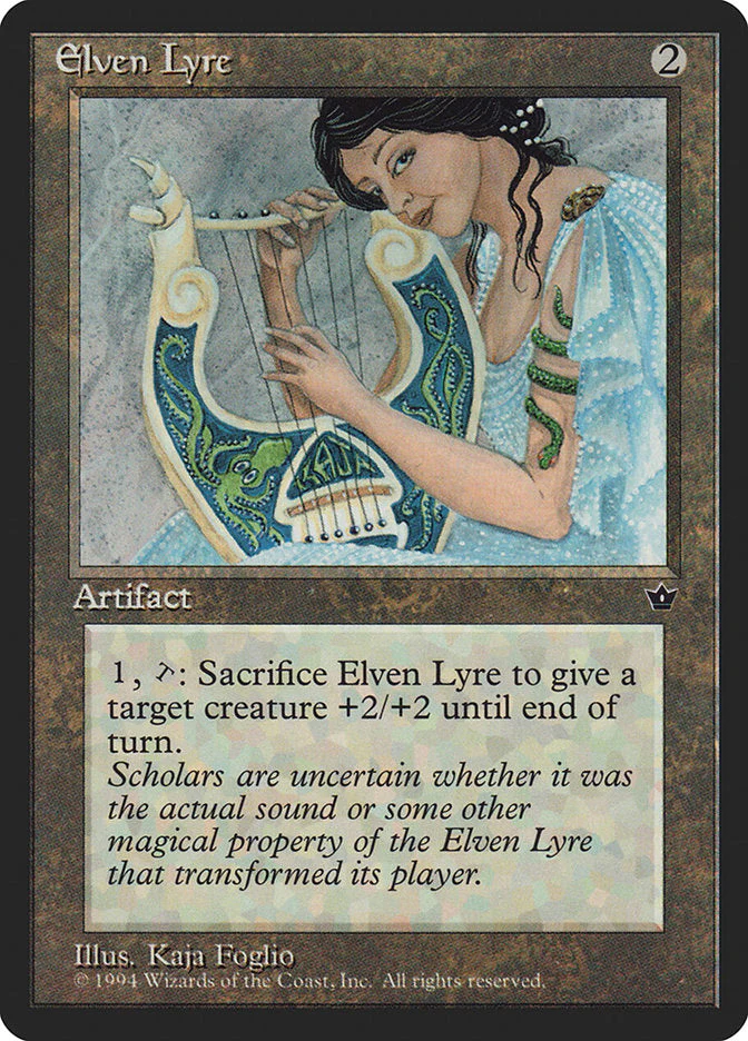 MTG: Fallen Empires 087: Elven Lyre 